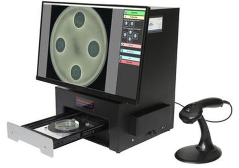 Antibiotic zone reader, the JP Method (JP (Japanese Pharmacopeia) assay
