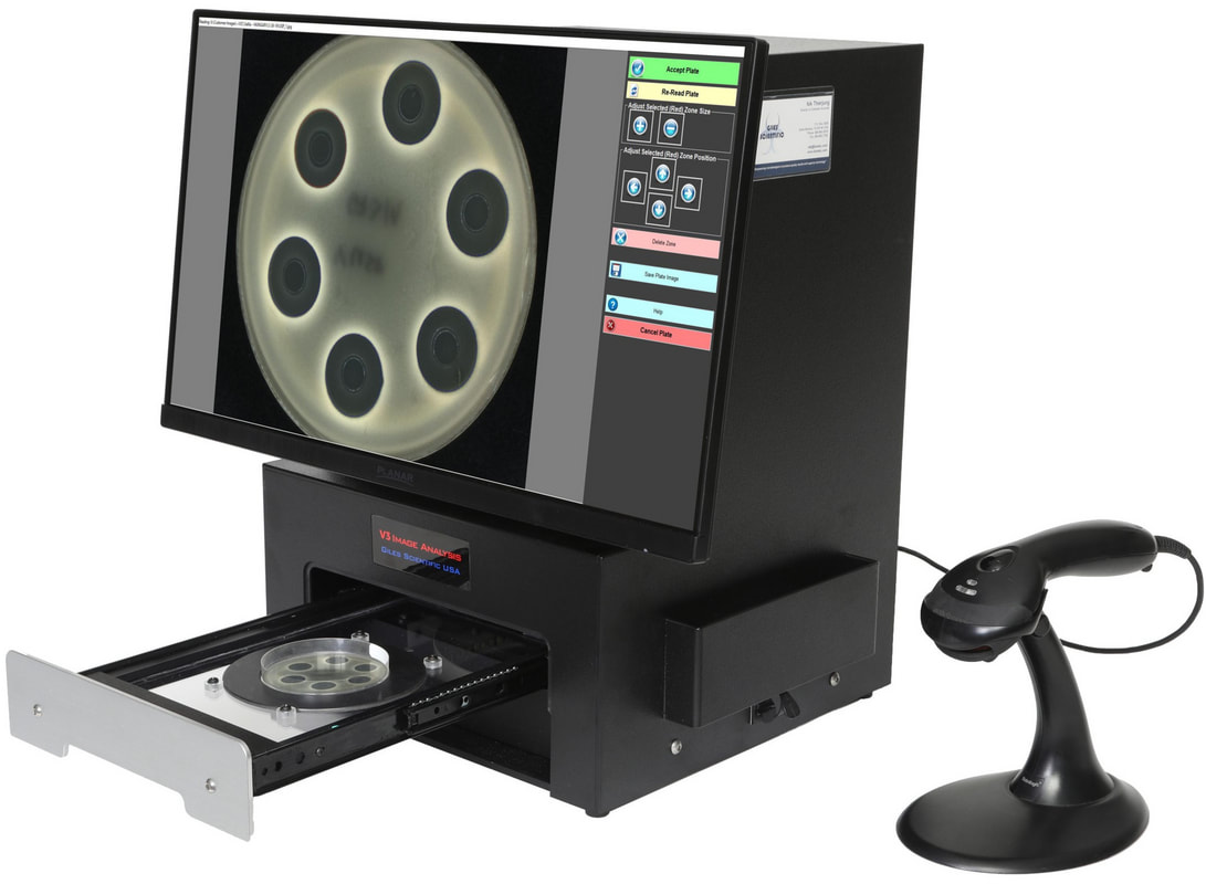 Trinity V3 antibiotic zone reader